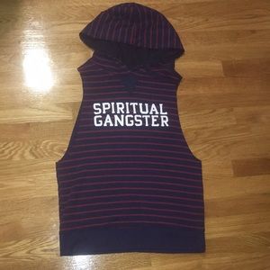 SG hooded muscle tank
